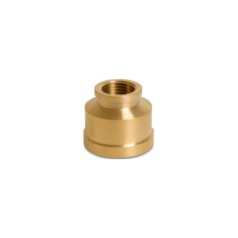 Brass Reducing socket 3/4" to 1/4"