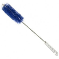 Blue tube brush