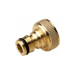 Brass tap connector and female 3/4" thread