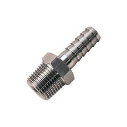 Stainless steel Hosetail 1/4" for microbore