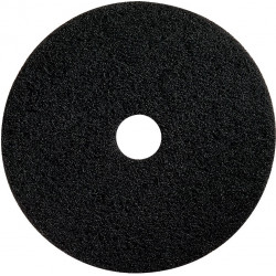 Heavy duty black 15" floor pad (pack of 5)