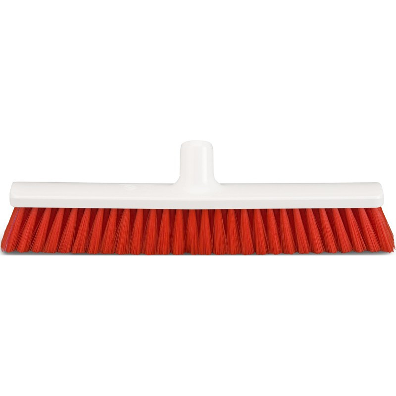 Hygienic Broom head 40cm soft, red bristles