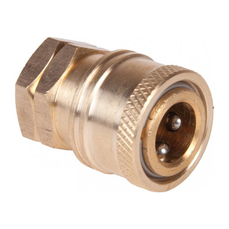 Brass Female 1/4" Quick coupler for HP nozzles