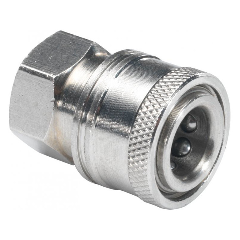 Stainless steel Female 1/4" Quick coupler for HP nozzles