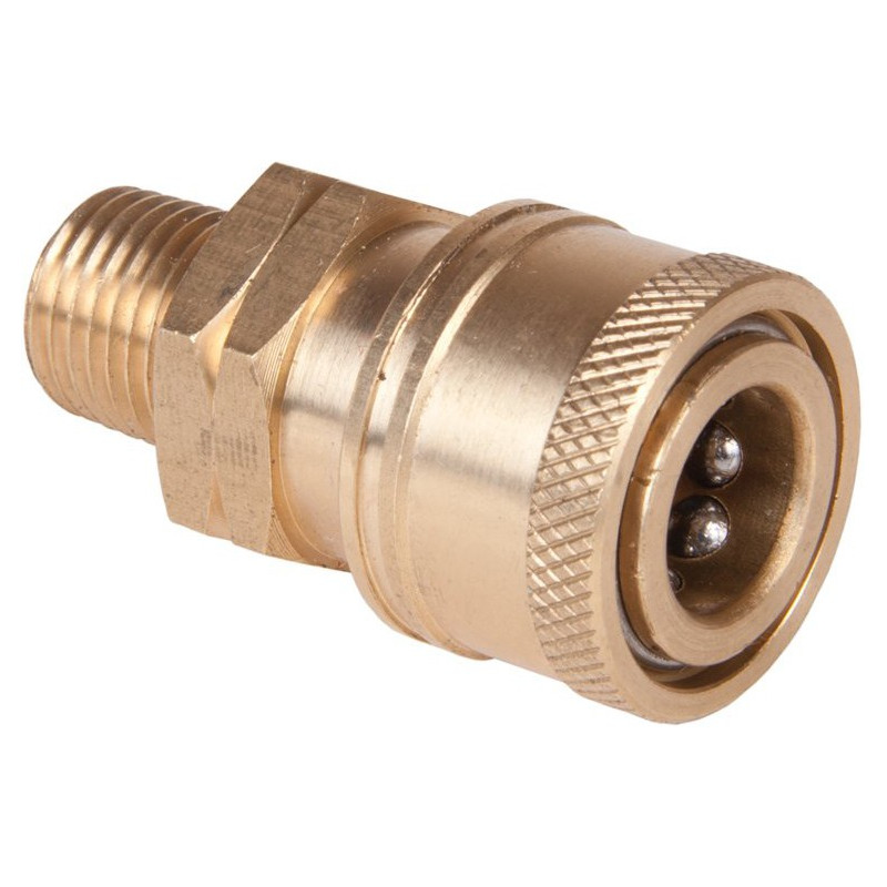 Brass Male 1/4" Quick coupler for HP nozzles