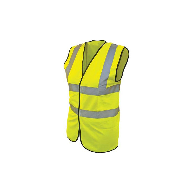 High Visibility Yellow Waistcoat EN 471 class 2