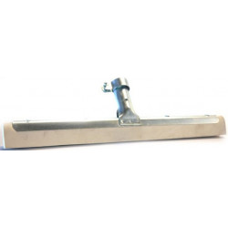 Metal Floor squeegee with white hygienic rubber 35cm