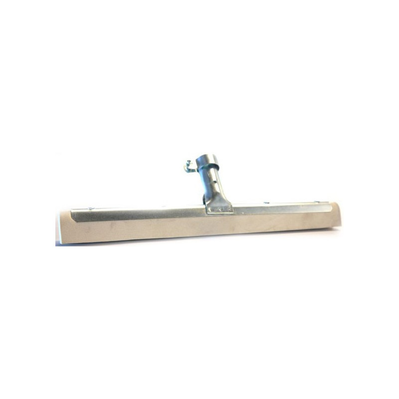 Metal Floor squeegee with white hygienic rubber 60cm