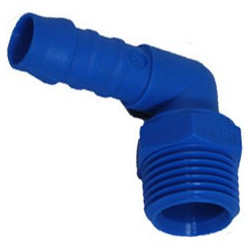 Male nylon elbow hose tail 1/2 x 1/2 thread