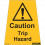 "Caution Trip Hazard" sticker