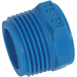 Plastic reducing bush 1/2" to 1/4" internal thread