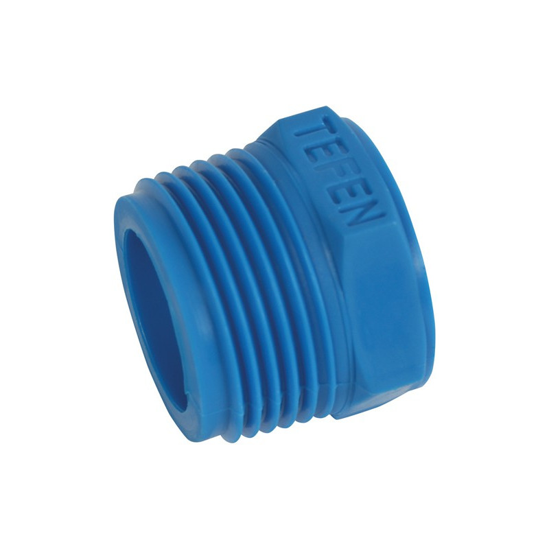 Plastic reducing bush 3/4" to 1/2" internal thread