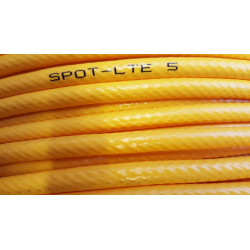 Yellow reinforced lightweight hose 5mm per meter