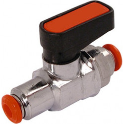 Quality push-in ball valve 8mm OD