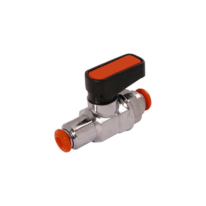 Quality push-in ball valve 8mm OD