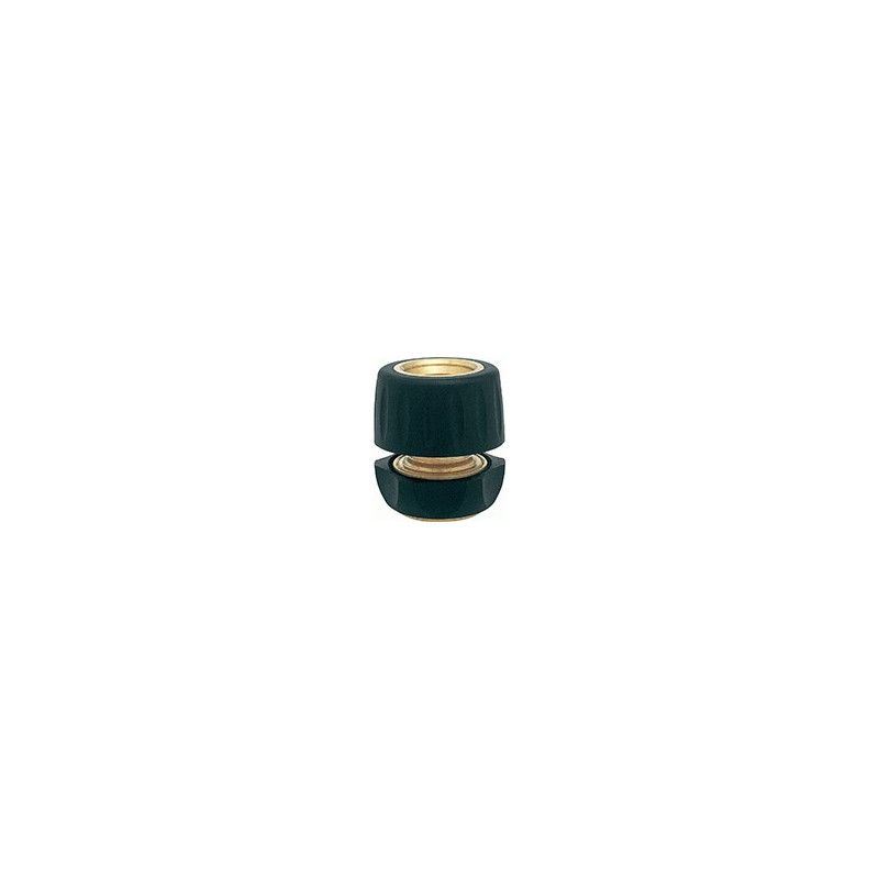 Deluxe brass quick connector with rubber