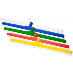 Red hygienic squeegee 45cm with white natural rubber
