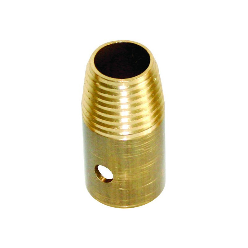 Lewi brass adapter for broom