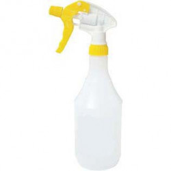 SPOTLESS Yellow Trigger Spray with 750ml clear bottle