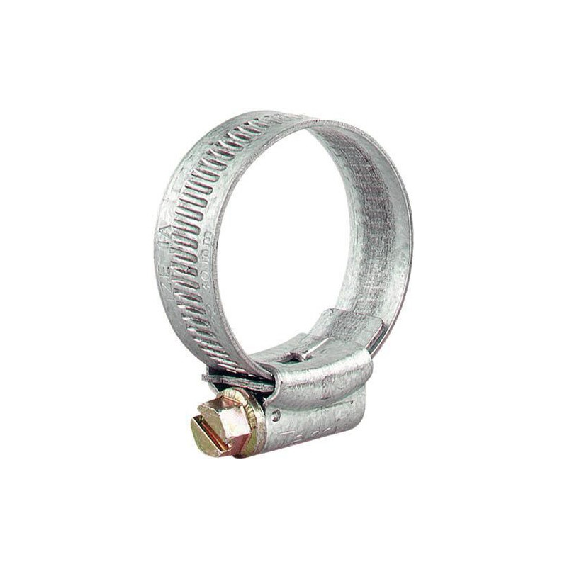 Hose clip Zinc plated 12-20 mm for 1/2" hose.