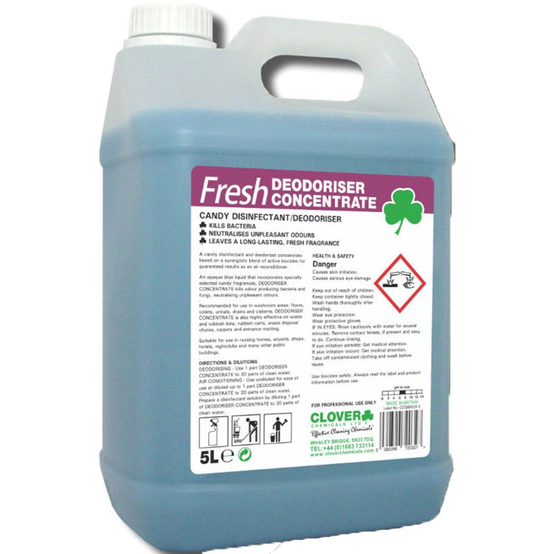 Clover Deodoriser Concentrate Disinfectant 5L