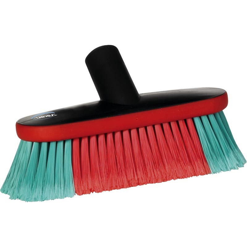 Vikan 8" flagged oval brush unjetted