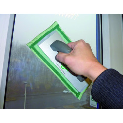 Unger HiFlo PadHolder (Handheld) 20cm for Indoor Window Cleaning