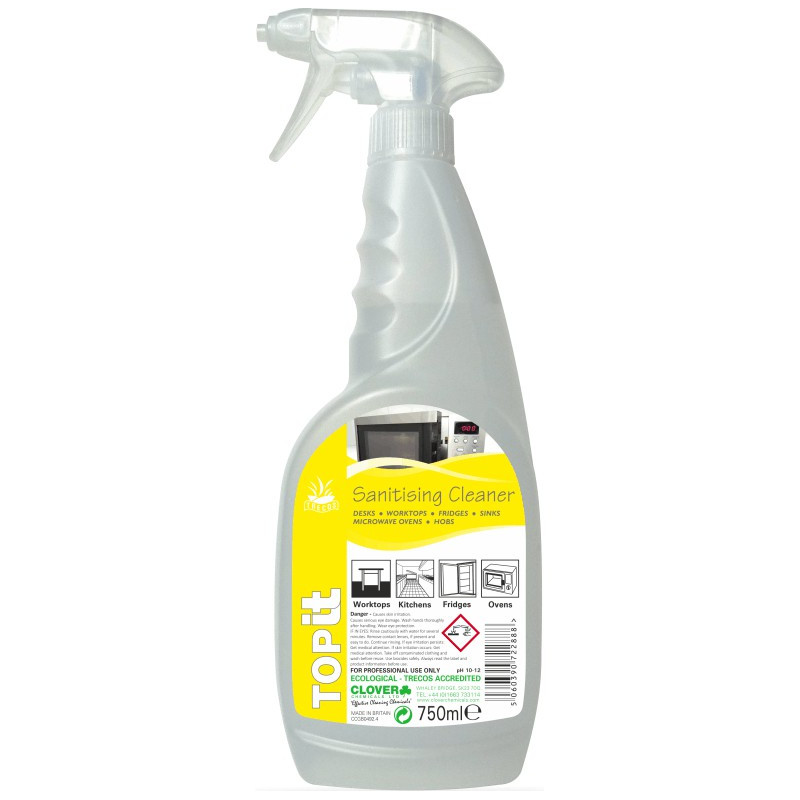 Clover TopIT 750ml sanitising cleaner