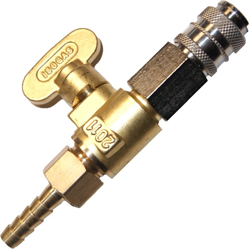 Stronger brass tap assembly for Microbore