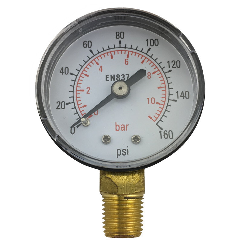 Pressure gauge 0-140psi with 1/4" thread