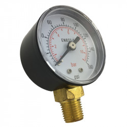 Pressure gauge 0-140psi with 1/4" thread