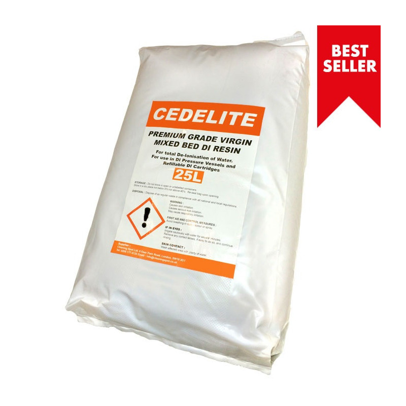 25L Cedelite Premium mixed bed resin bag for window cleaning