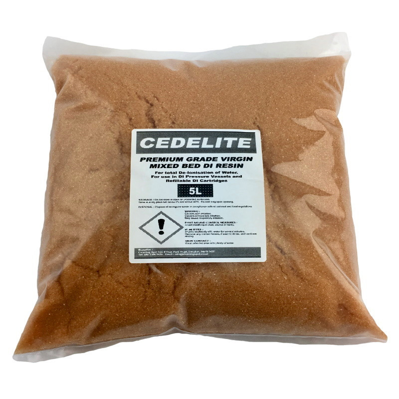5L Cedelite water SOFTENER resin