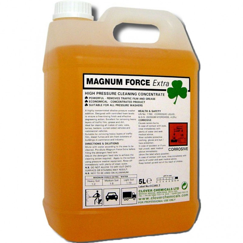 Clover Magnum Force extra 5L Traffic Film Remover Concentrate Clover Magnum Force extra 5L Traffic Film Remover Concentrate