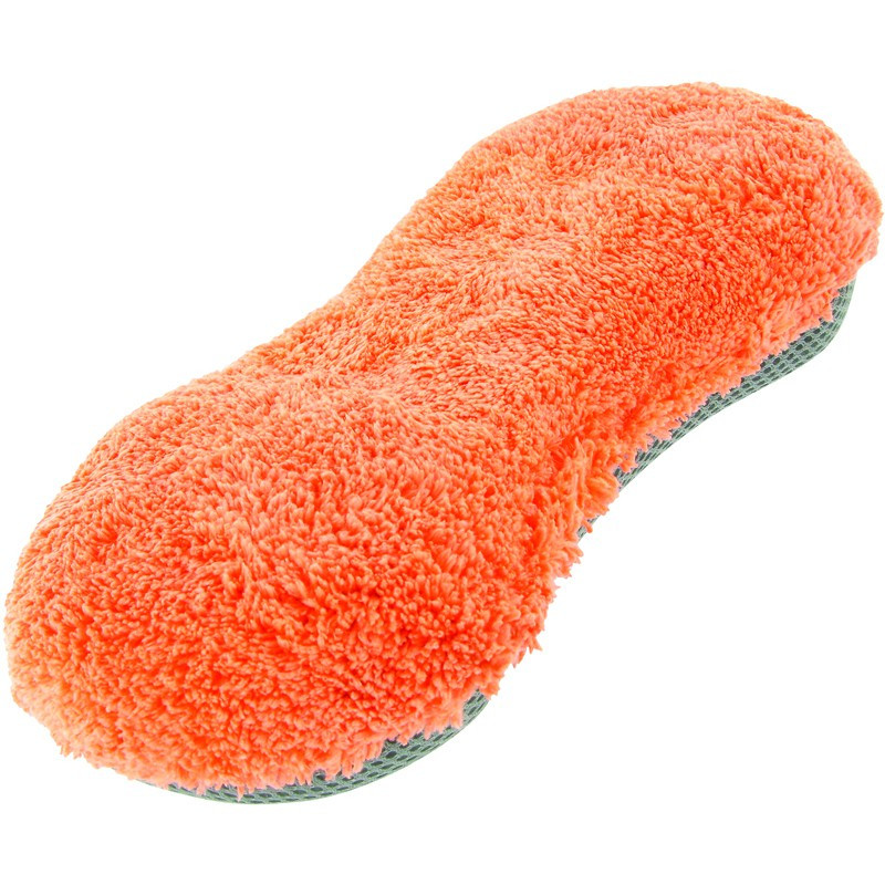 Microfibre sponge with mesh Microfibre sponge with mesh
