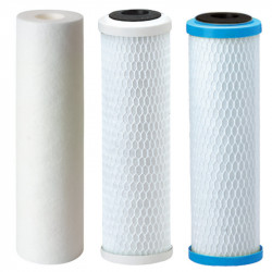 Eco Filter set: Sediment, Carbon, Premium Powder Activated carbon