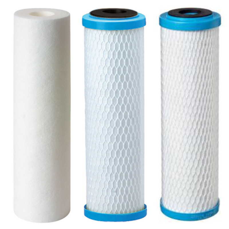 Filter set 10" - Sediment, Carbon, Chlorplus 10