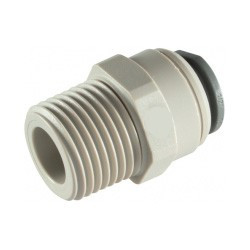 Male connector 1/4" BSP to 1/4" Tube