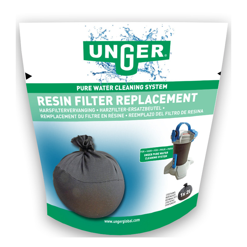 Unger and Tulsion DI resin for window cleaning