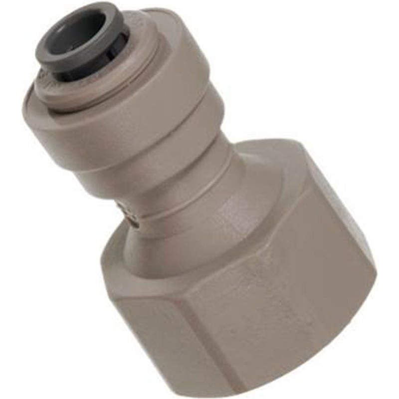 John Guest type female adapter 3/8 tube X 1/2 thread