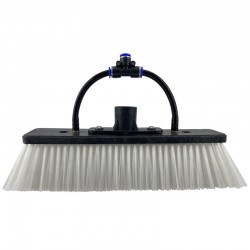 11" Spotlite Double trim Dupont brush for pole window cleaning