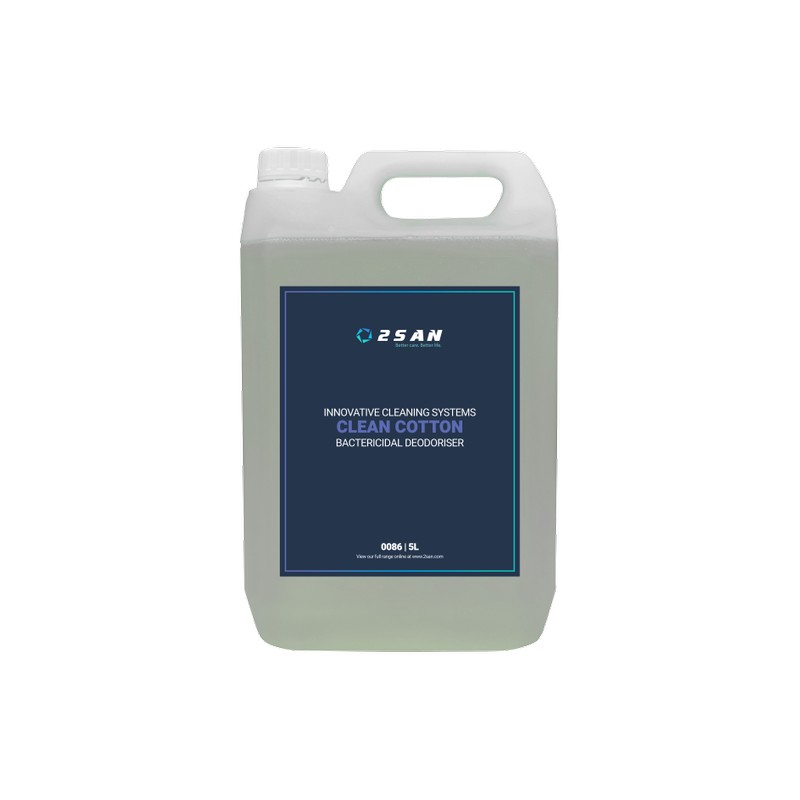 2San (Craftex) Bactericidal Deodoriser "Clean Cotton" 5L 2San (Craftex) Bactericidal Deodoriser "Clean Cotton" 5L