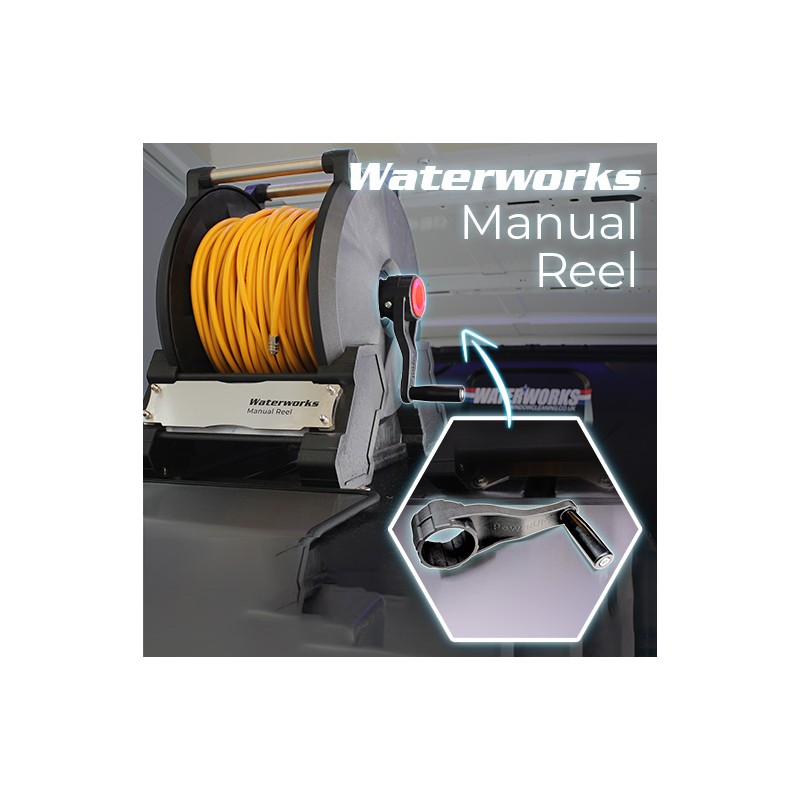 Waterworks Manual Hose Reel for water fed pole window cleaning