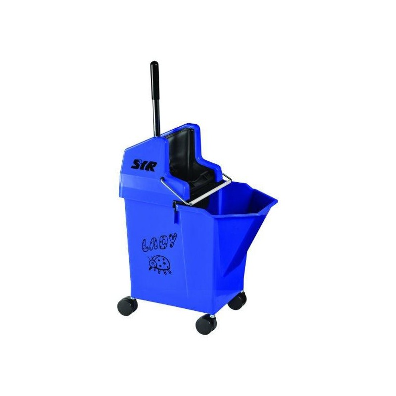 SYR Lady 2 mop Bucket and wringer - Blue