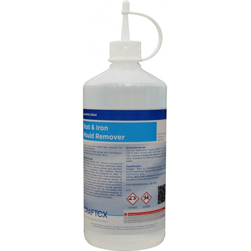 Craftex Rust and Iron Mould Remover 500ml Craftex Rust and Iron Mould Remover 500ml
