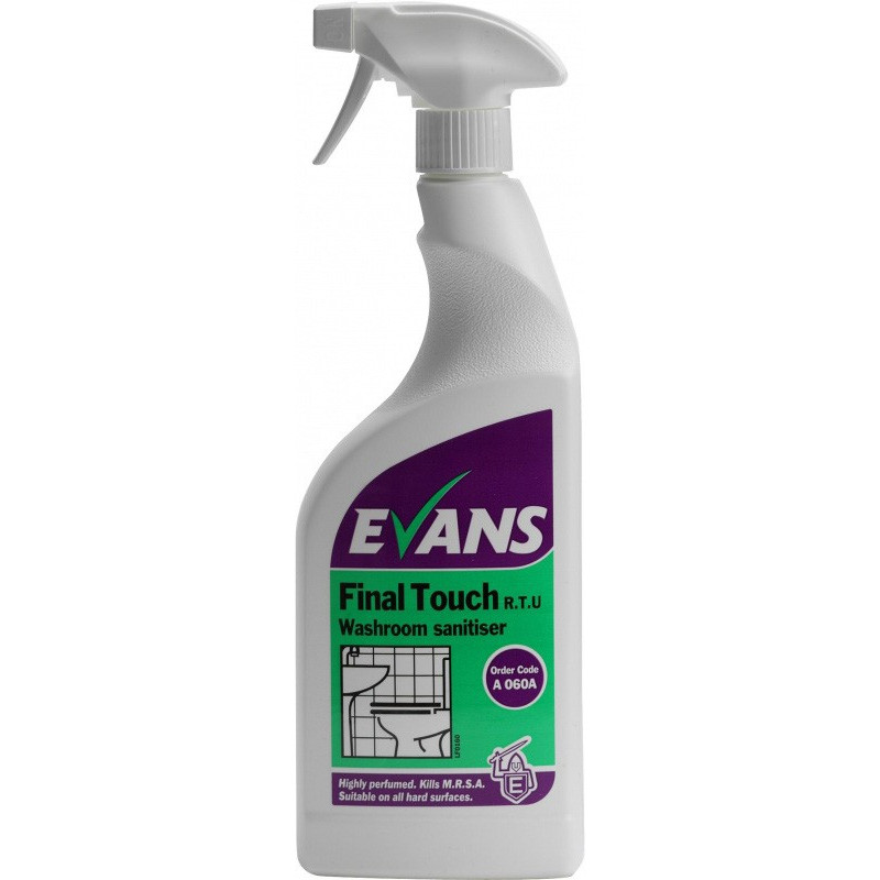 Evans Final Touch Toilet and Washroom sanitiser 750ml