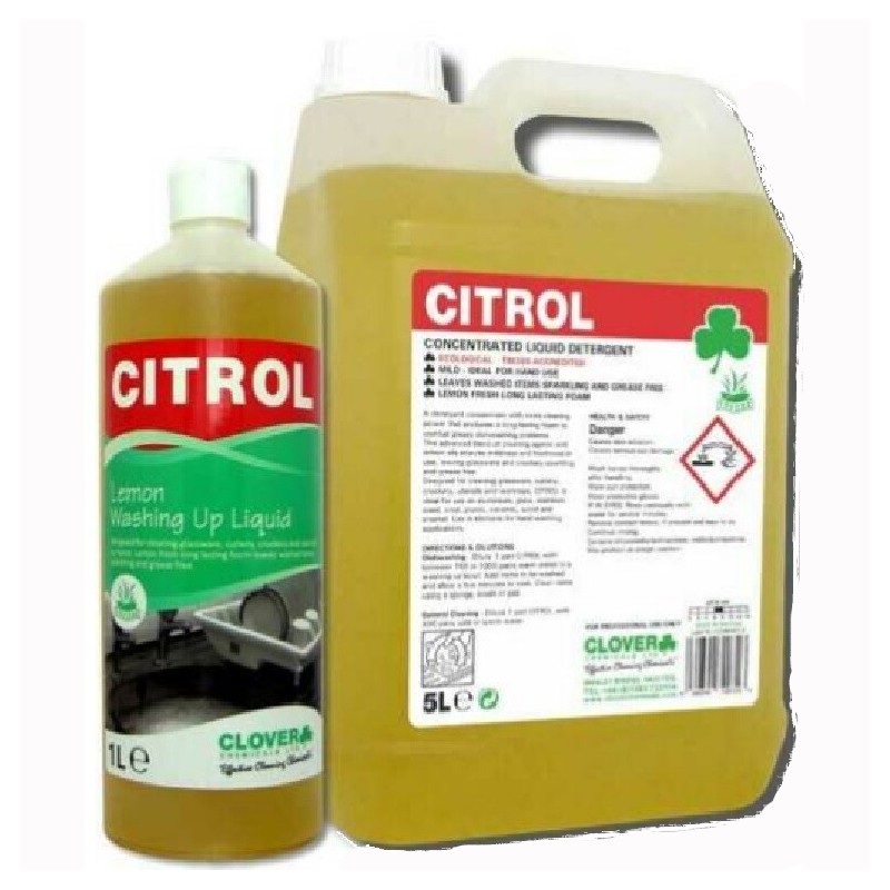 Clover Citrol Lemon Washing Up Liquid Clover Citrol Lemon Washing Up Liquid