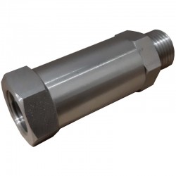 Inline Filter 1⁄2 inch F - 1⁄2 inch M, stainless steel