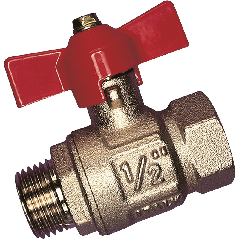 Butterfly Ball valve 1/2" MF