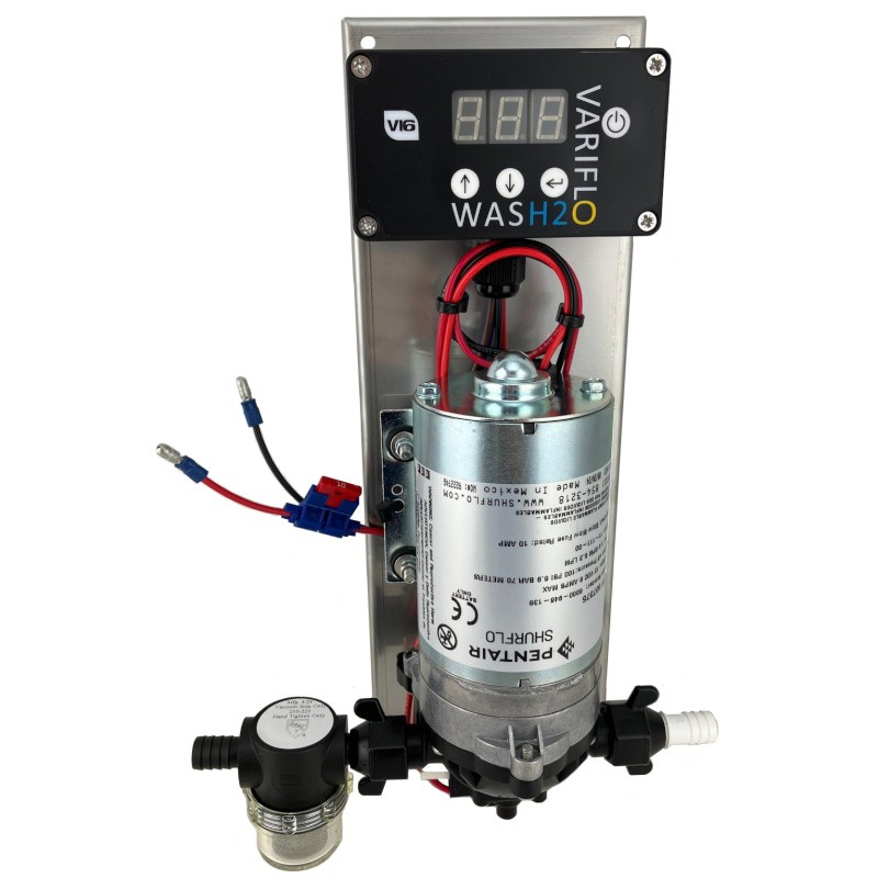 Pump board with 100psi Shurflo pump and Controller